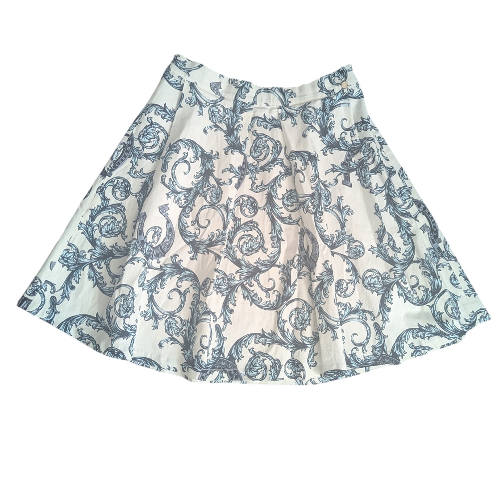 Pierre Cardin Box Pleat A-Line Skirt - Picture 2 of 11